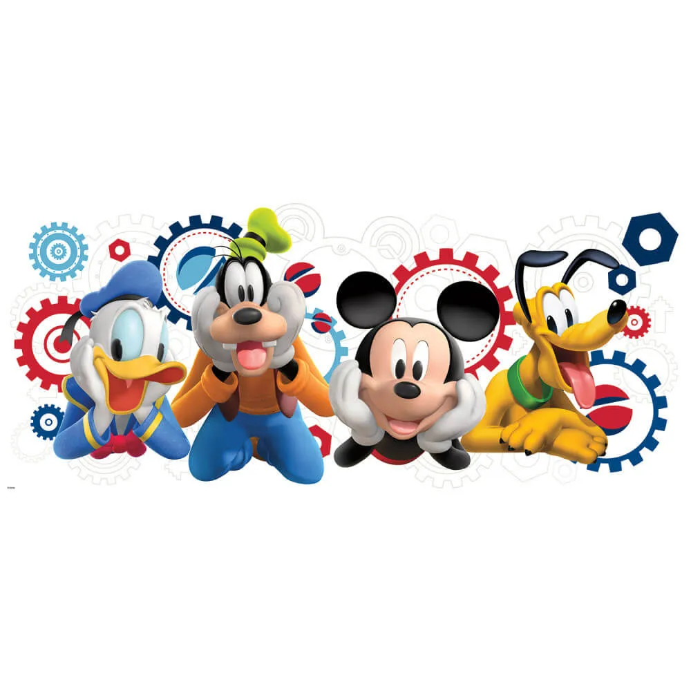 Disney "Mickey & Friends" Giant Clubhouse Capers Wall Decal | 16.75"x39"