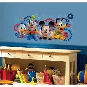 Disney "Mickey & Friends" Giant Clubhouse Capers Wall Decal | 16.75"x39"