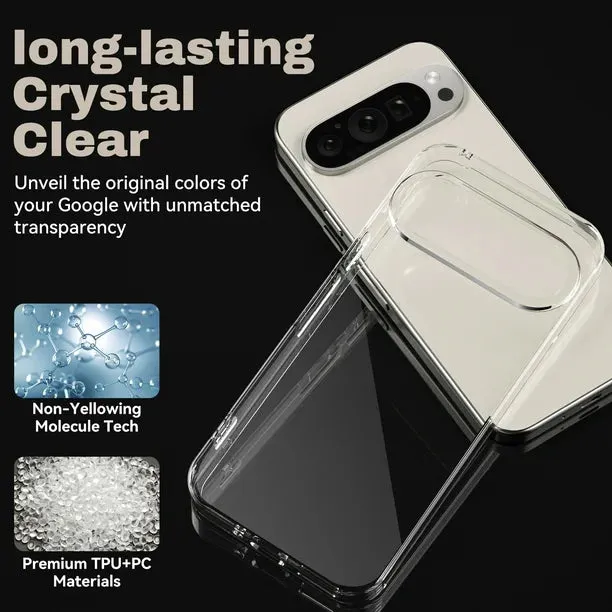 Entronix Google Pixel 9/9 Pro [Magnetic-Compatible] Case - Crystal Clear  - Sturdy