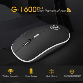 Ergonomic Mouse Wireless Mouse Computer Mouse PC USB Optical 2.4Ghz 1600 DPI Silent Mause Mini Noiseless Mice For PC Laptop Mac