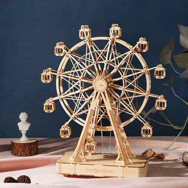 Ferris Wheel Music Box Wooden Puzzle