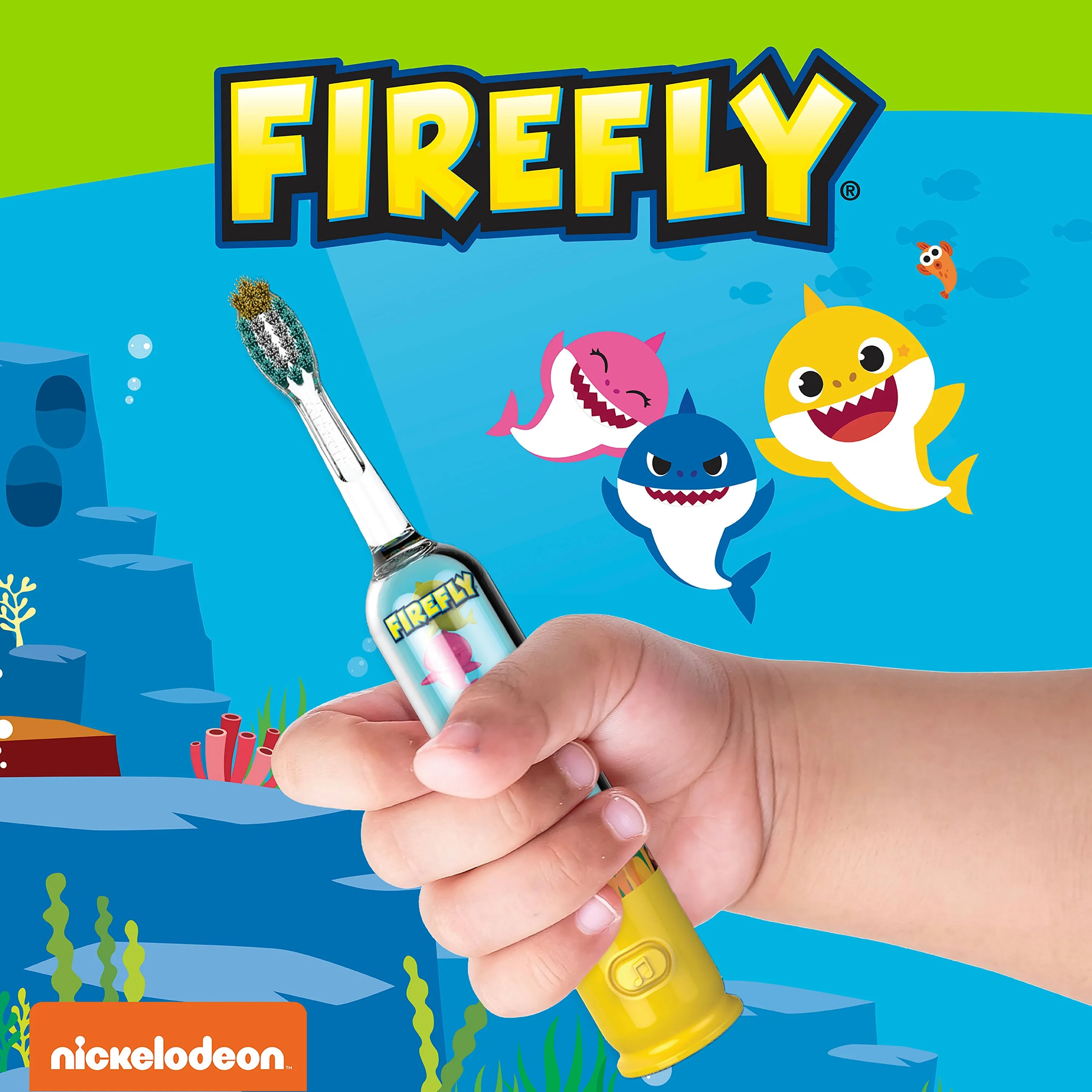 Firefly Sea N' Sound Baby Shark Toothbrush, 1 Count