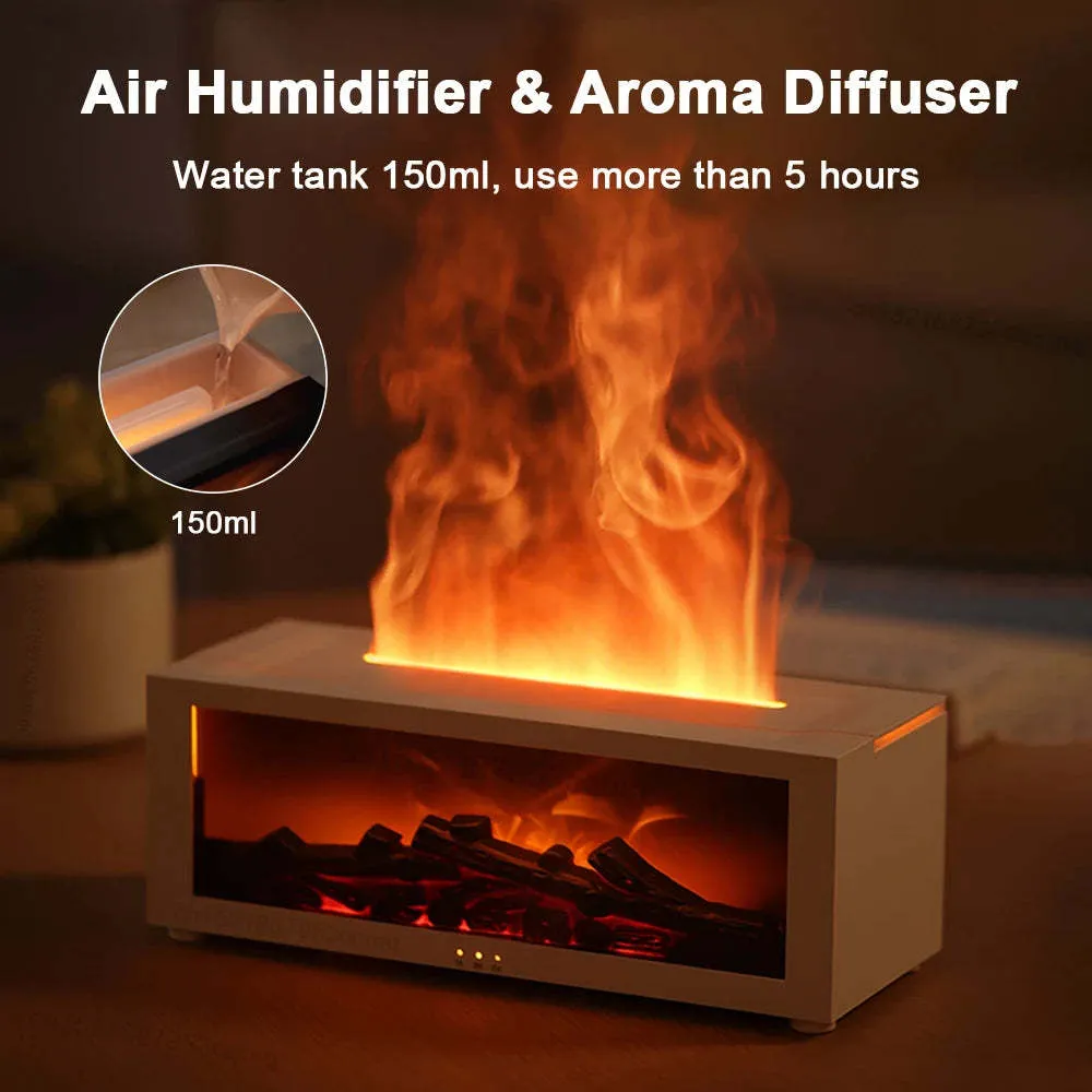 Flame Aura Essential Oil Diffuser Humidifier