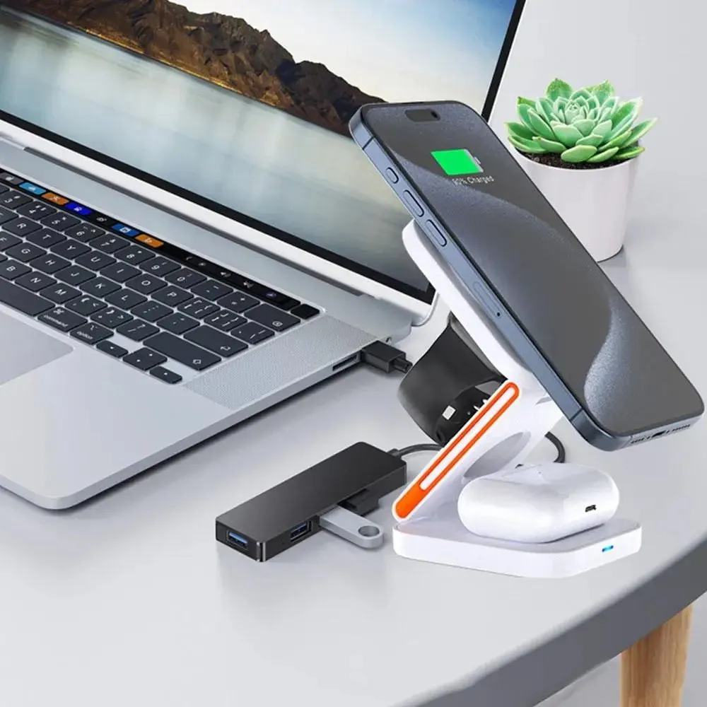 FlexiMag Trio: 3 in 1 Foldable MagSafe Charging Stand