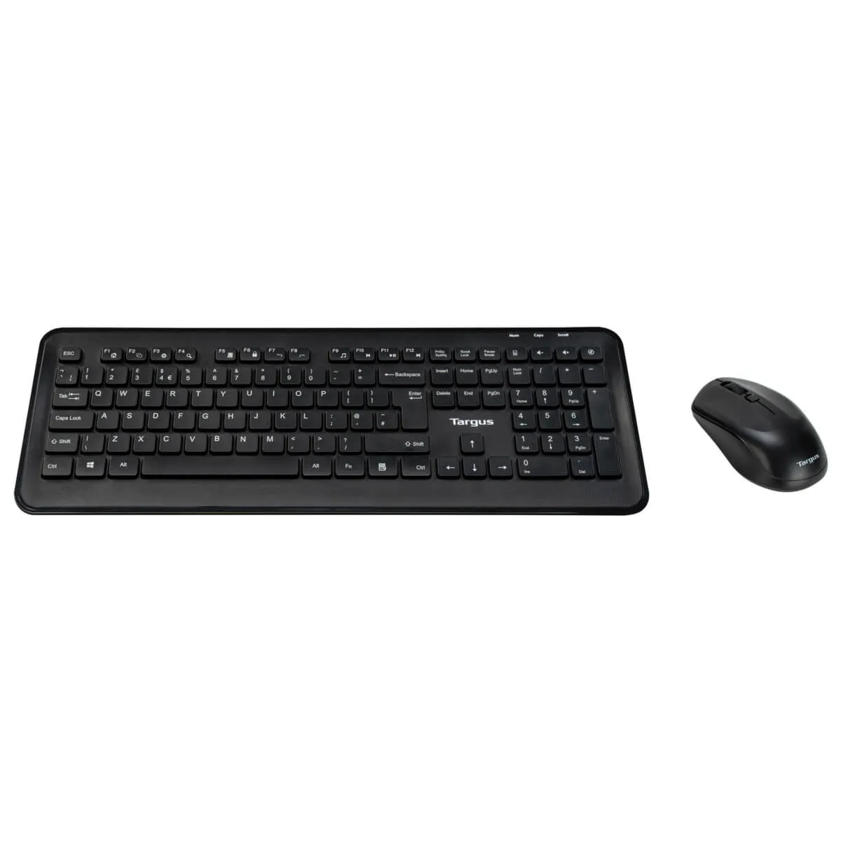 Full-size Wireless Keyboard and Mouse Combo - Black (UK)