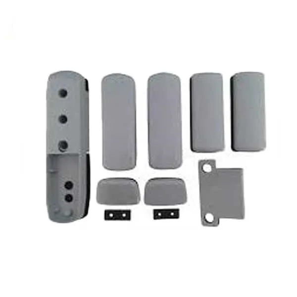 GAAB - T373-04 - Rim Panic Exit Device Glass Door Installation Kit For Double Leaf Door - Satin Chrome