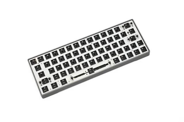 gk64X hot swappable pcb Custom Mechanical Keyboard rgb smd switch  type c usb