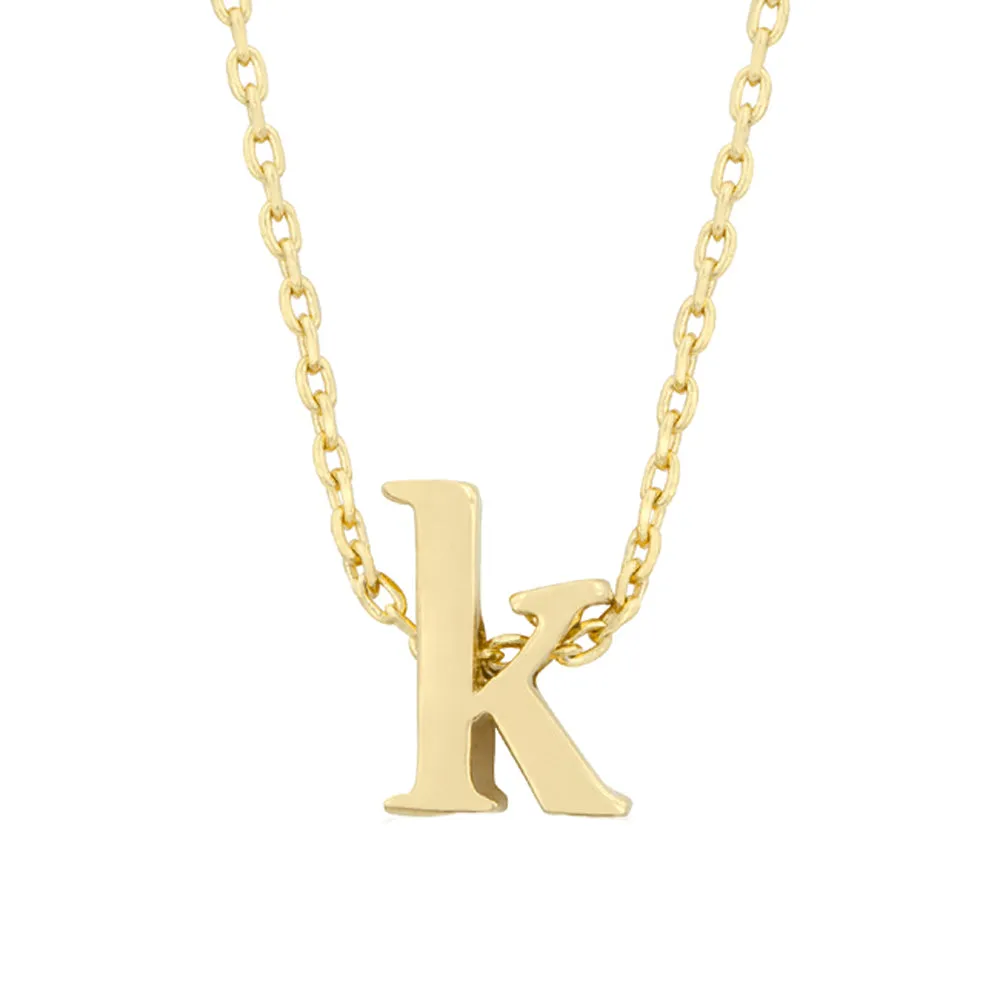 Golden Initial K Pendant