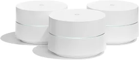 Google Wifi - AC1200 - Mesh WiFi System - Wifi Router - 4500 Sq Ft Coverage - 3 pack