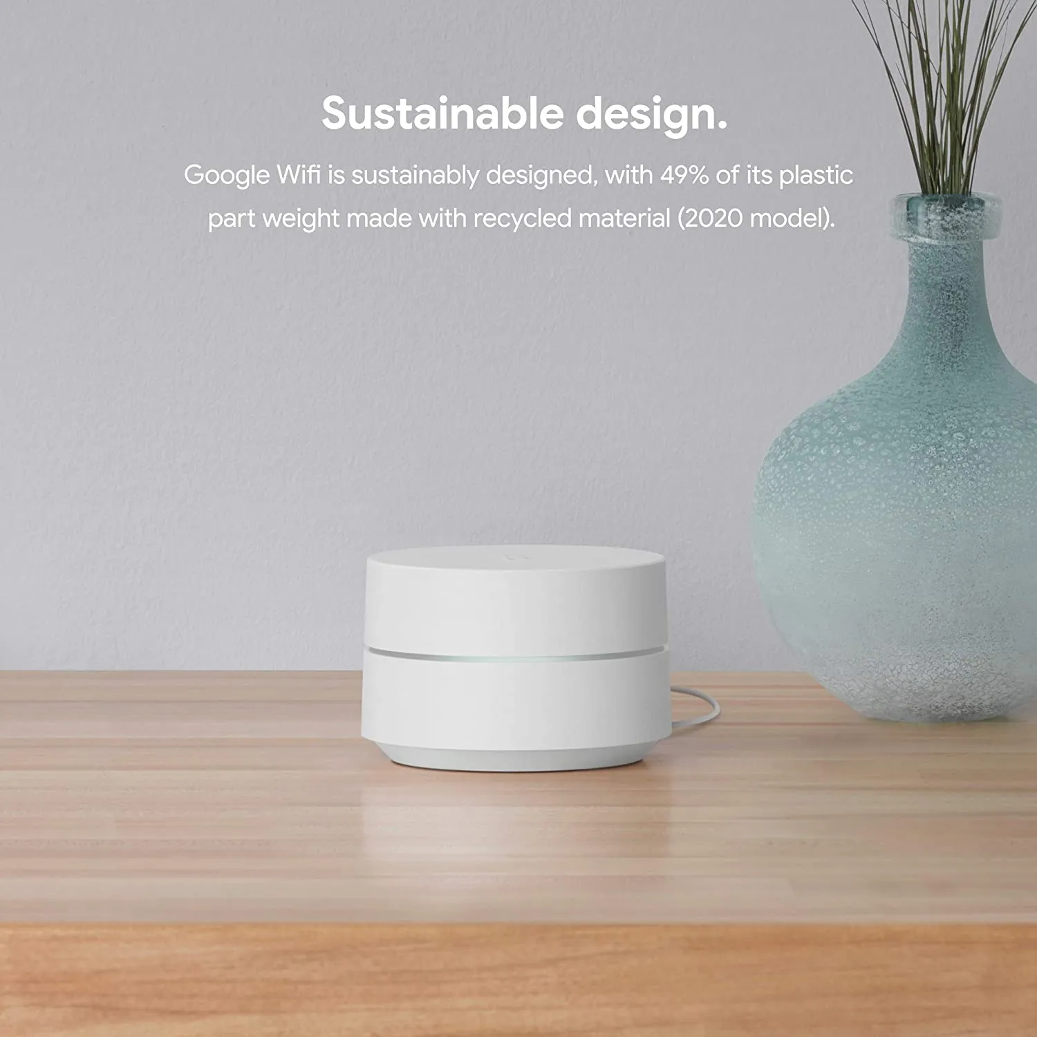 Google Wifi - AC1200 - Mesh WiFi System - Wifi Router - 4500 Sq Ft Coverage - 3 pack