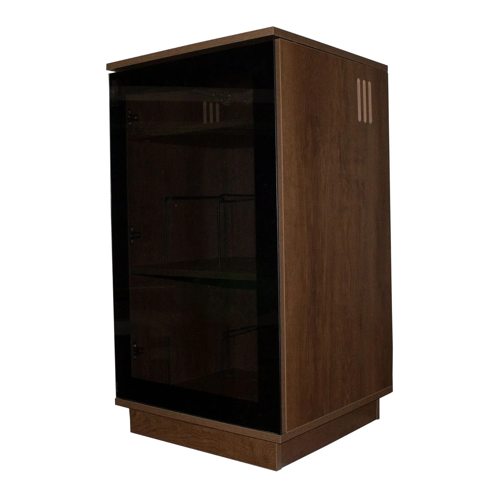 HOLLYWOOD HiFi Storage Cabinet for Turntable/Vinyls in Dark Oak by Tauris™