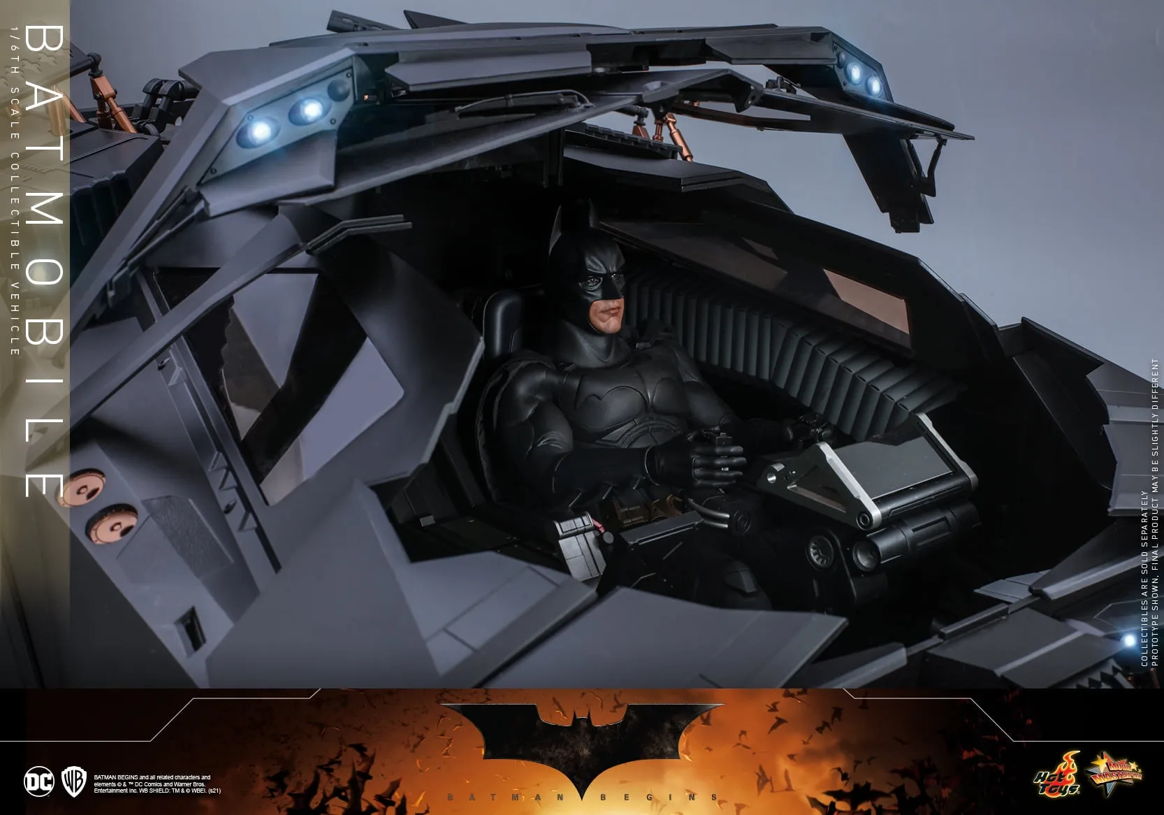 Hot Toys - MMS596 - Batman Begins - 1/6th scale Batmobile Collectible Vehicle