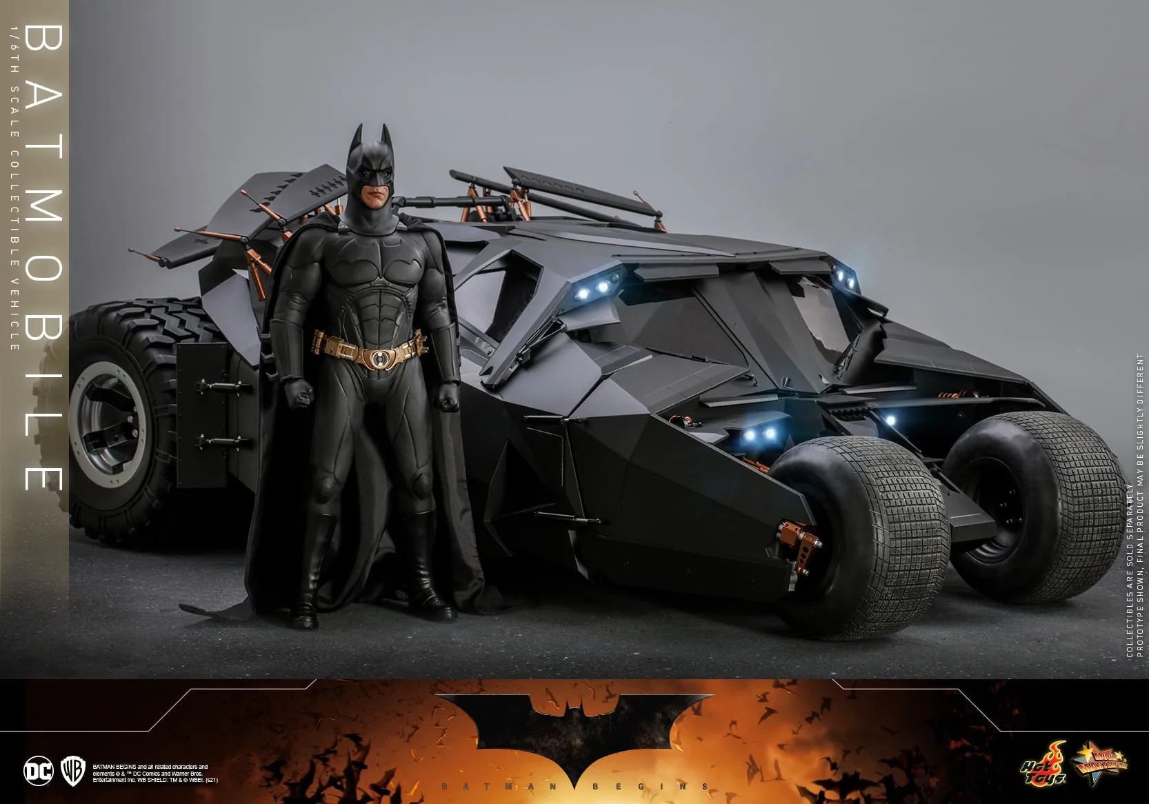 Hot Toys - MMS596 - Batman Begins - 1/6th scale Batmobile Collectible Vehicle