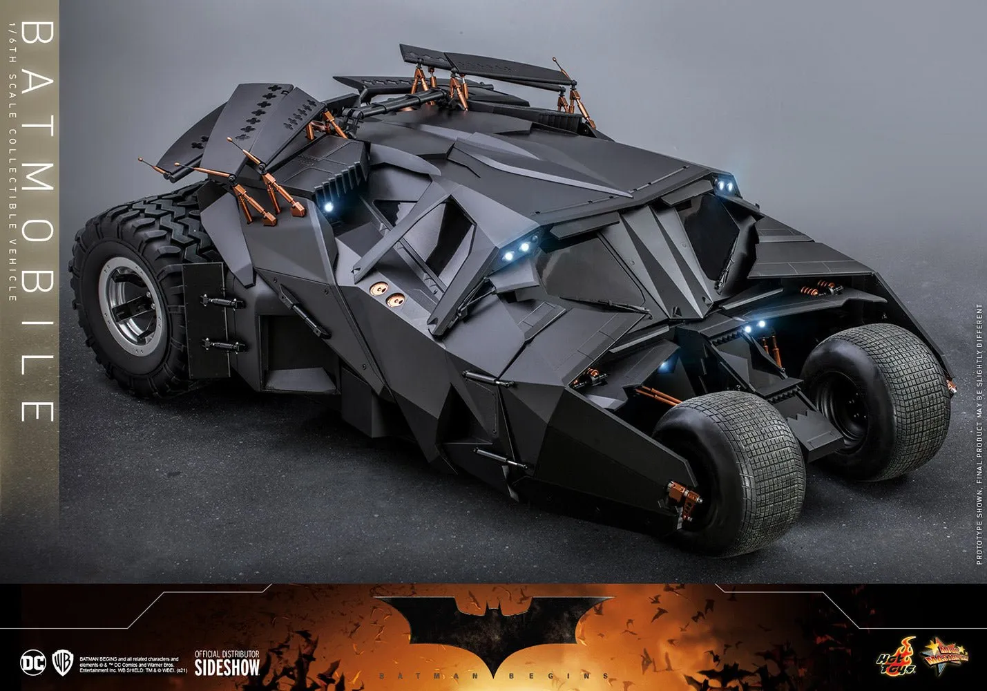 Hot Toys The Dark Knight Trilogy Batmobile Sixth Scale Figure Accessory