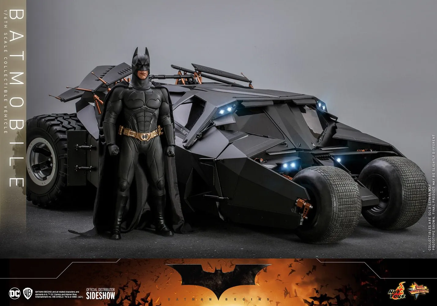 Hot Toys The Dark Knight Trilogy Batmobile Sixth Scale Figure Accessory