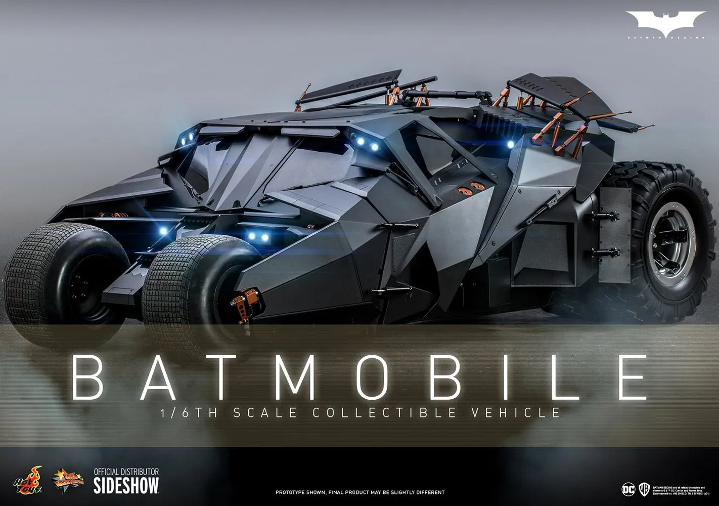 Hot Toys The Dark Knight Trilogy Batmobile Sixth Scale Figure Accessory