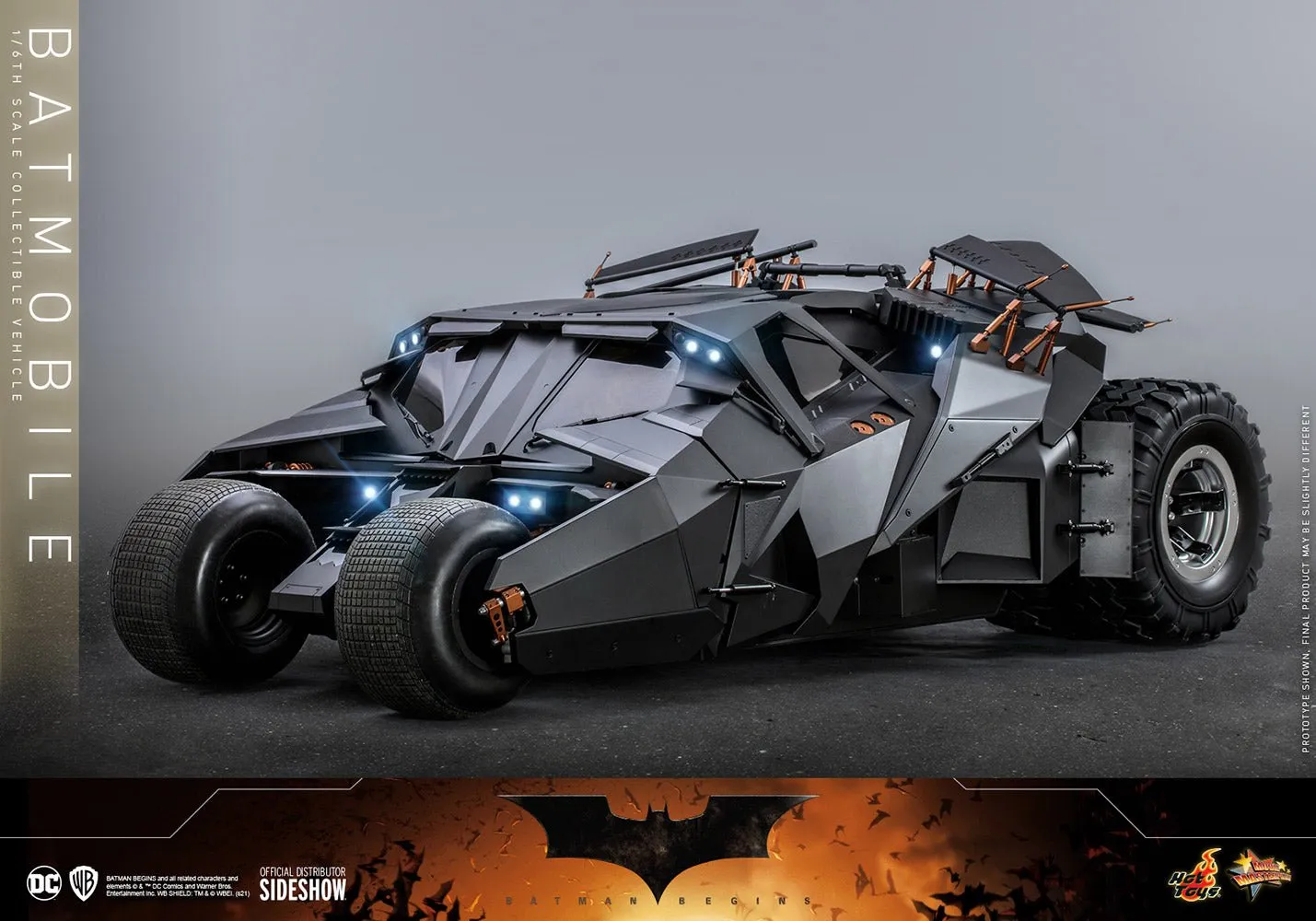 Hot Toys The Dark Knight Trilogy Batmobile Sixth Scale Figure Accessory