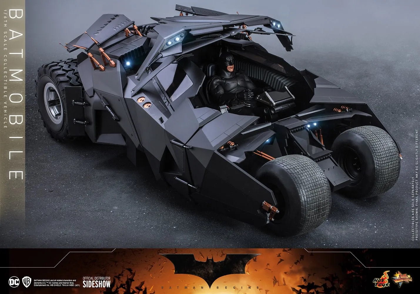 Hot Toys The Dark Knight Trilogy Batmobile Sixth Scale Figure Accessory