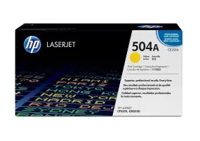 HP 504A toner yellow - Genuine HP CE252A Original Toner cartridge