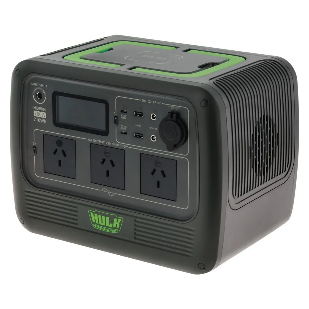 Hulk 4x4 Portable Power Station (With 700W Pure Sine Inverter)