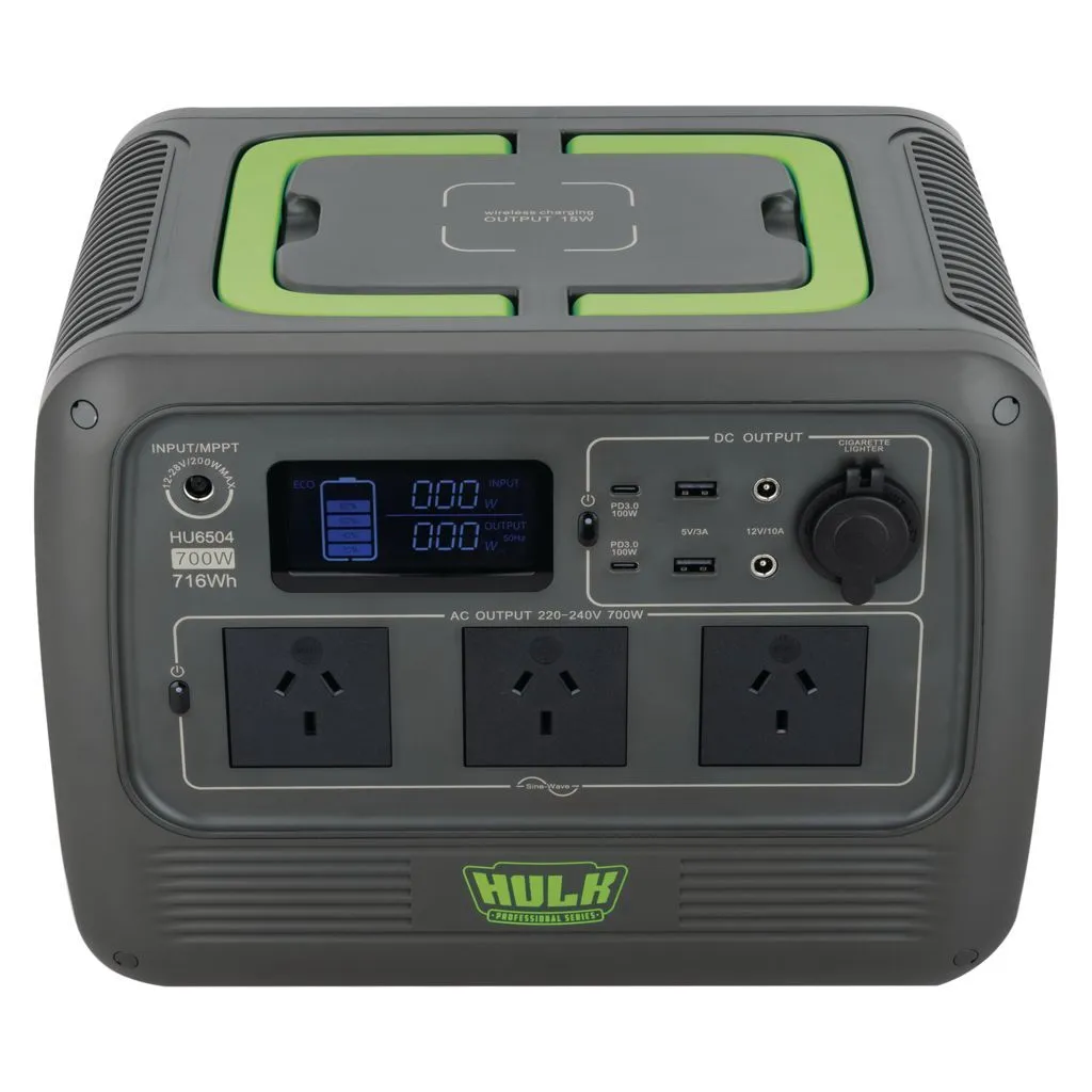 Hulk 4x4 Portable Power Station (With 700W Pure Sine Inverter)