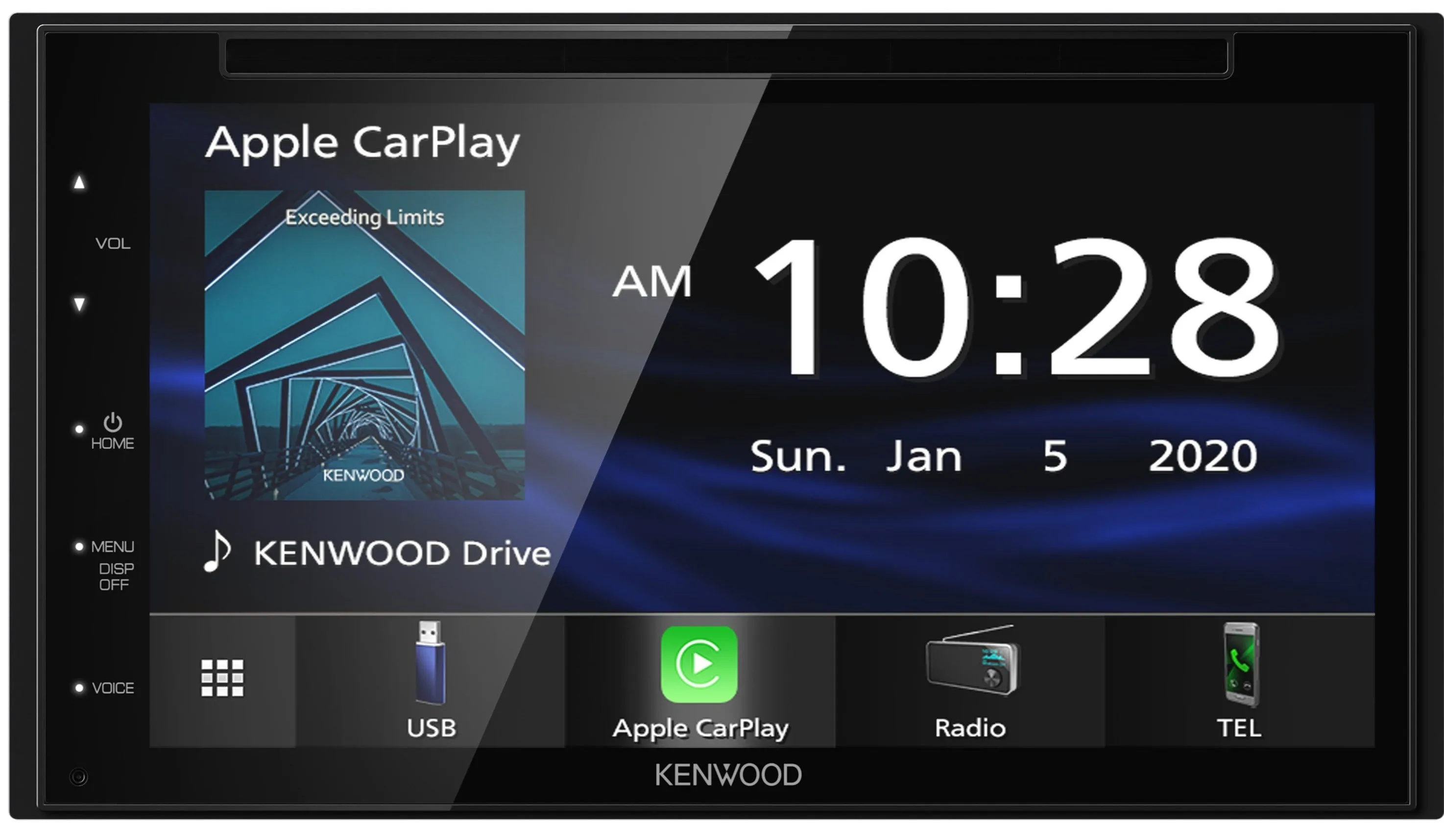 Kenwood DDX57S - 6.8" Apple CarPlay, Android Auto DVD Receiver with WVGA Display