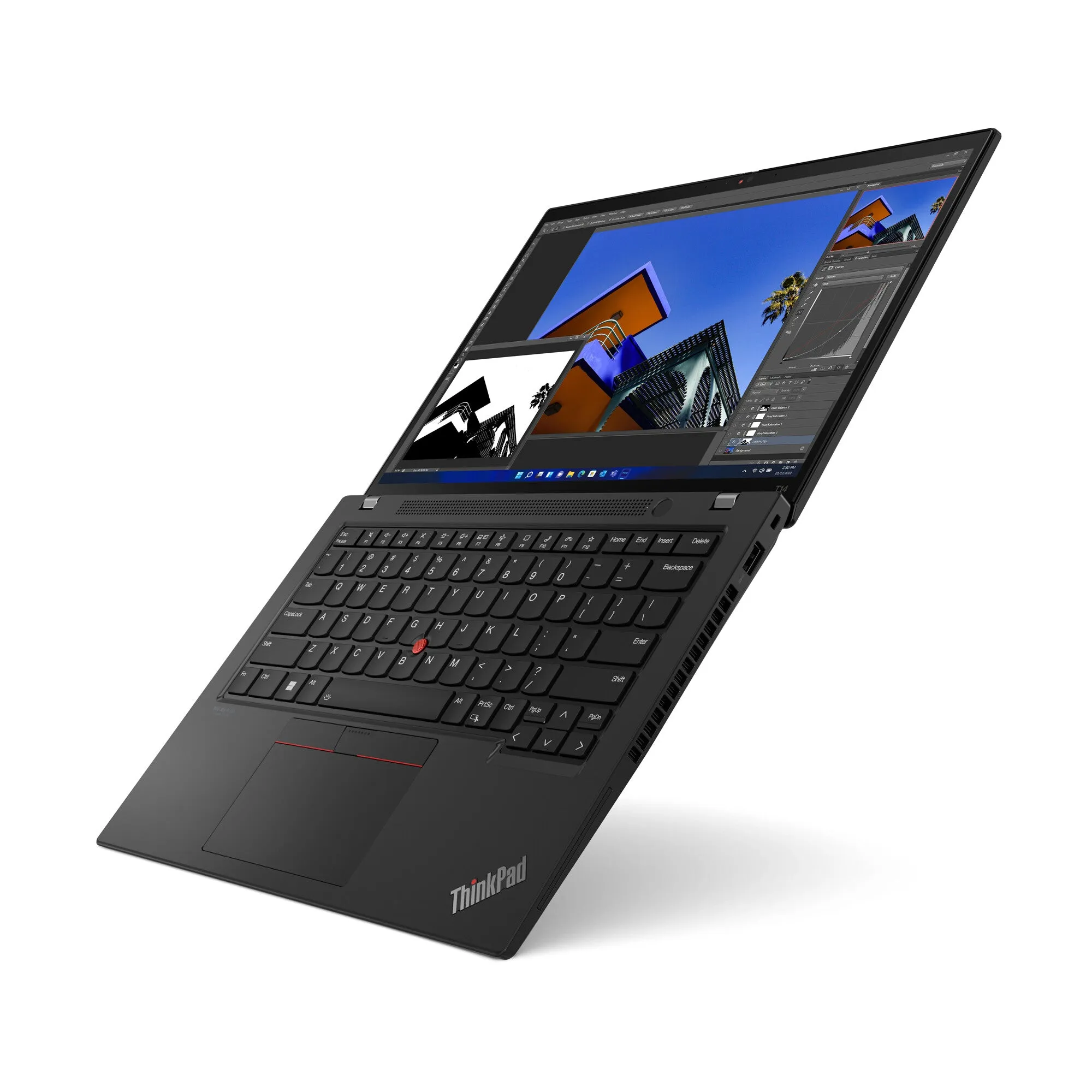 Lenovo ThinkPad T14 Intel® Core™ i5 i5-1235U Laptop 35.6 cm (14") WUXGA 8 GB DDR4-SDRAM 256 GB SSD Wi-Fi 6E (802.11ax) Windows 11 Pro Black