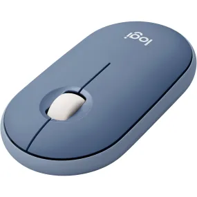 Logitech M350 Pebble Wireless Mouse (Blueberry)