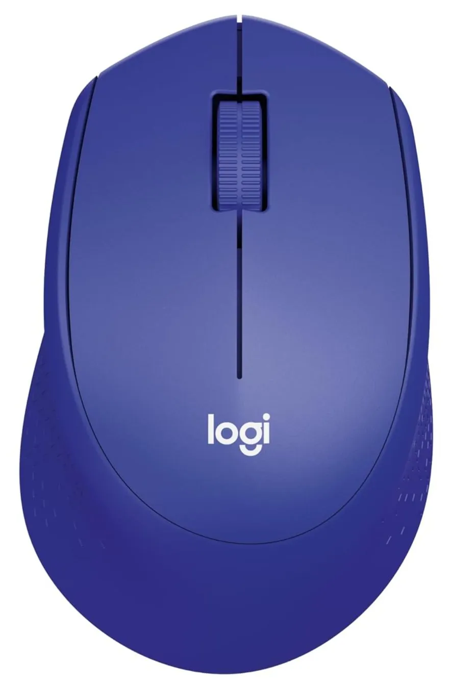 Logitech Silent Plus M331 Wireless Mouse 靜音無線滑鼠 - Blue 藍色 910-004948 原裝行貨