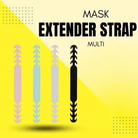 Mask Extender Strap - Ear Guard Relief | Adjustable Mask Holder Buckle Grip Extention For Adults And Kids Pack Of 5 - Multi