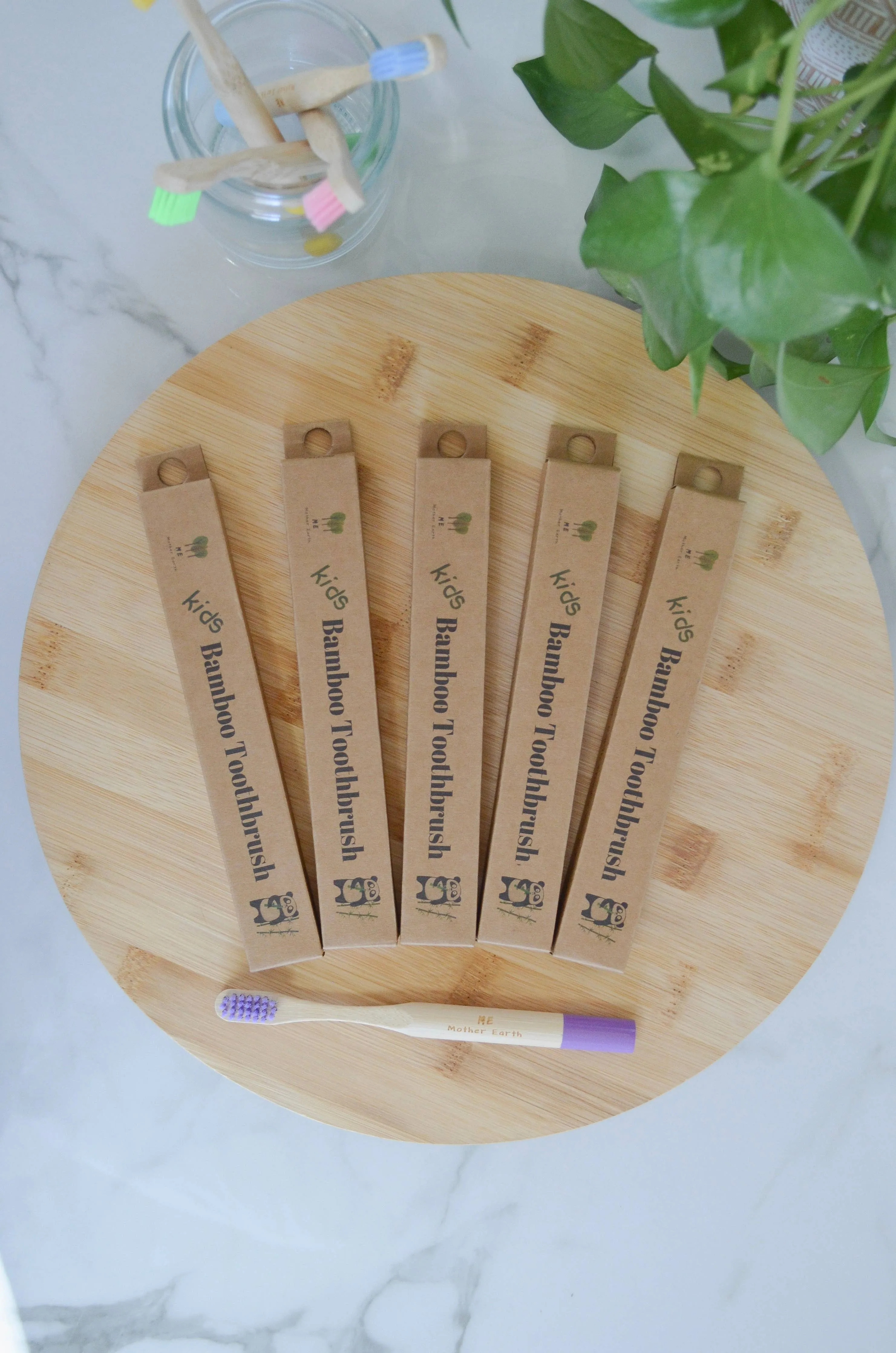 Me Mother Earth- Children's Bamboo Toothbrush