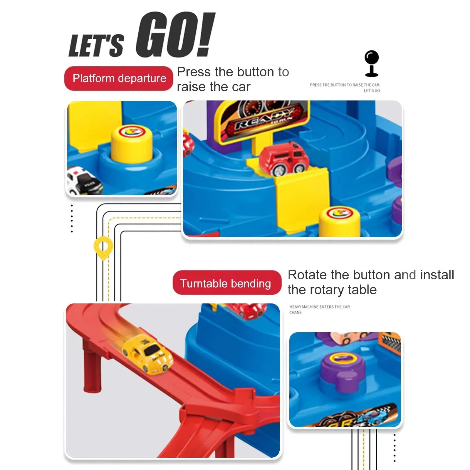 Mechanical Adventure Educational Car Race Track - 730