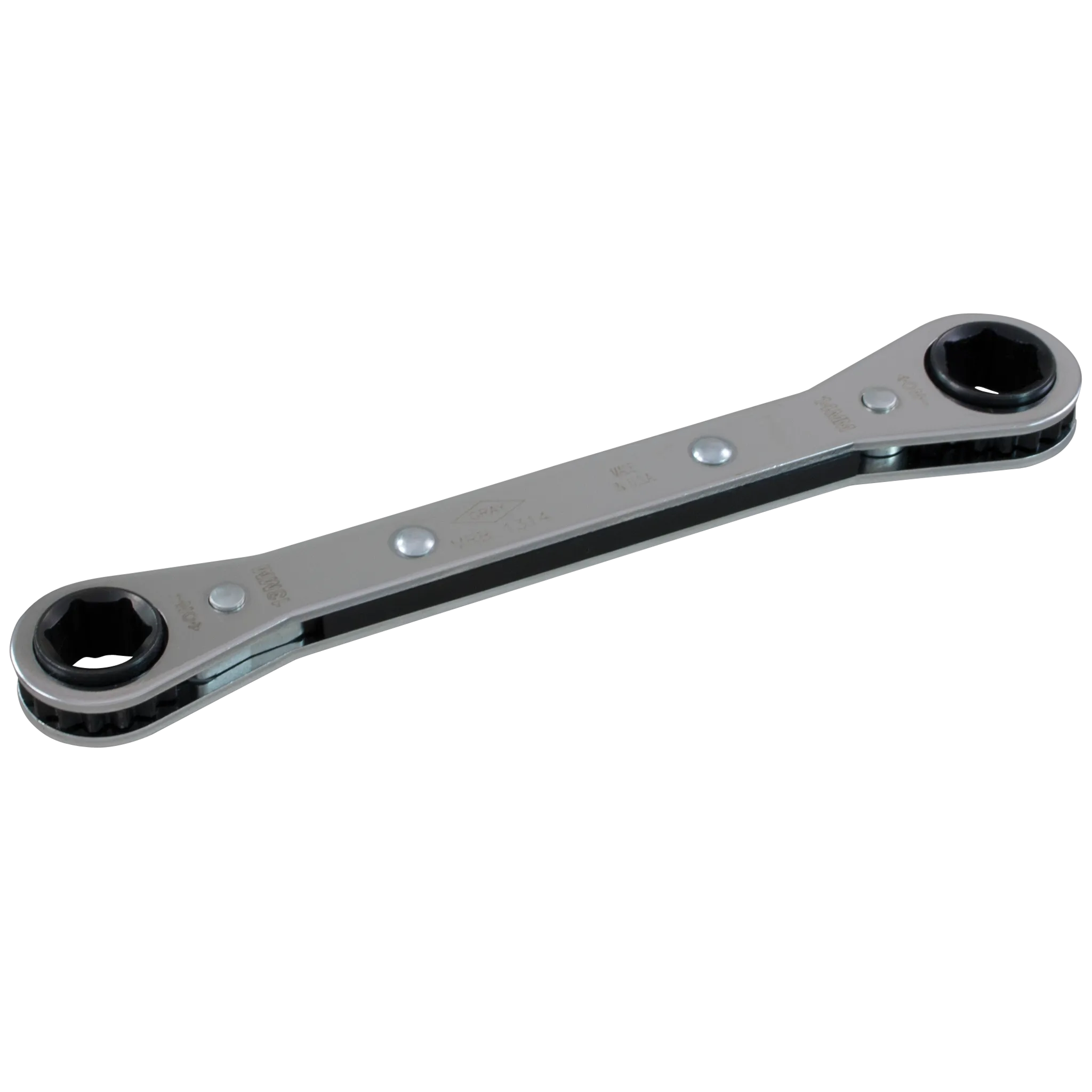 Metric Flat Ratcheting Box End Wrenches - 6 Point