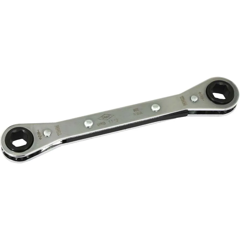 Metric Flat Ratcheting Box End Wrenches - 6 Point