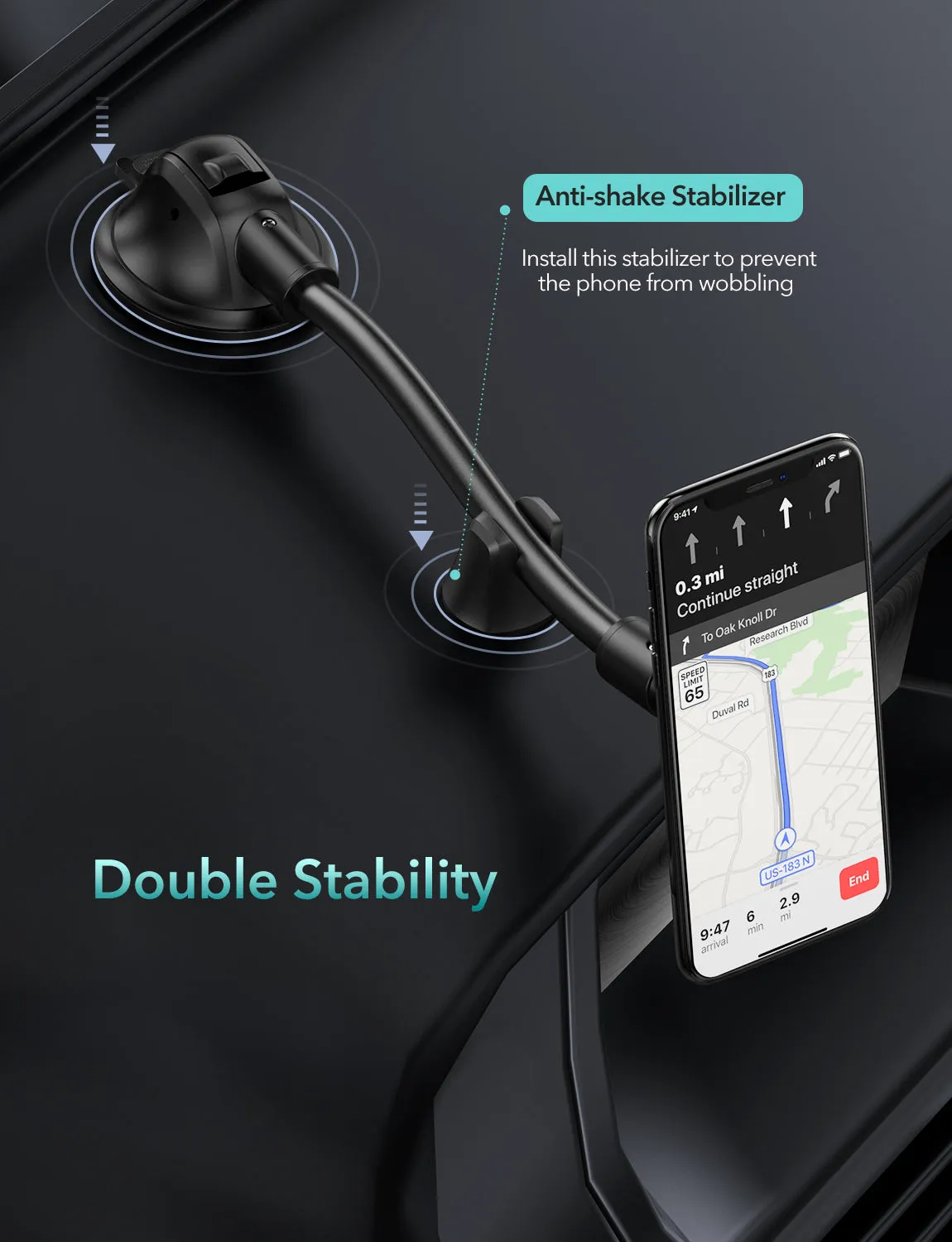 Mpow Dashboard Magnetic Phone Holder