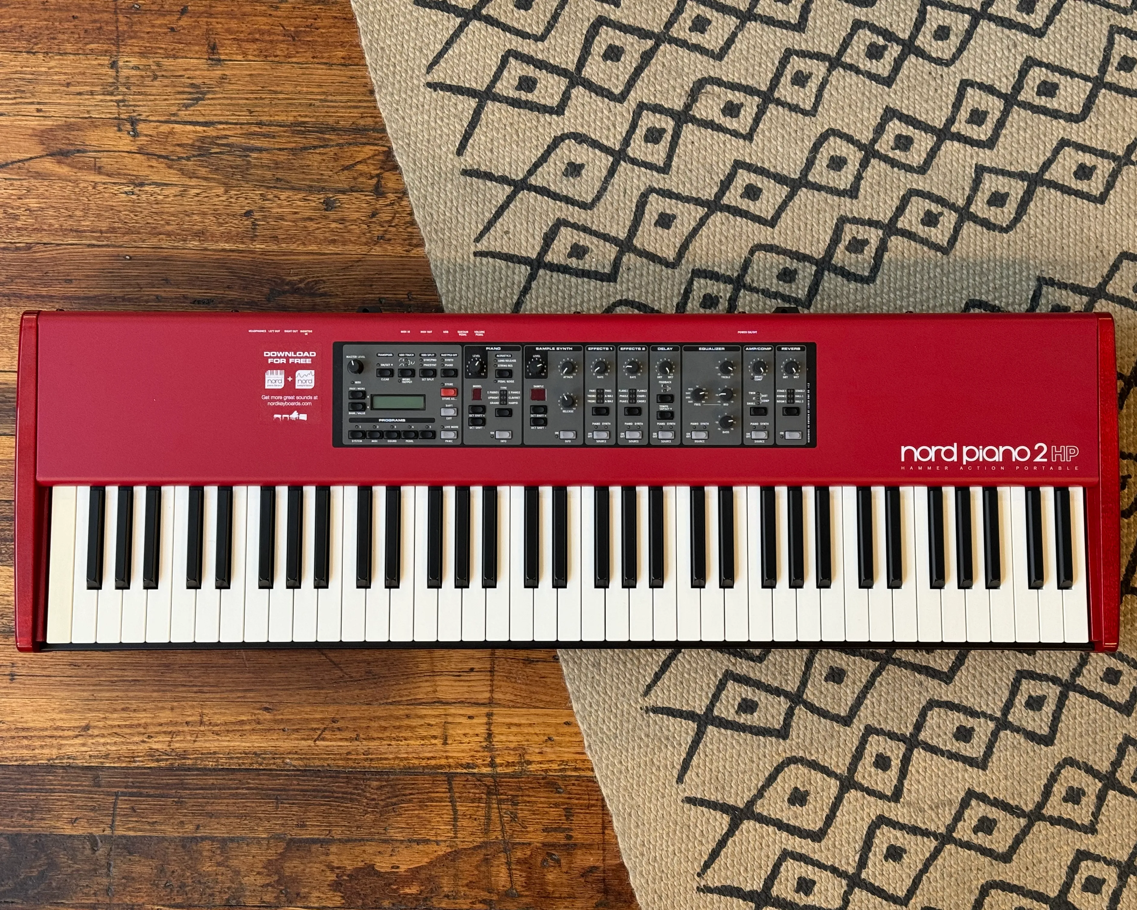 Nord Piano 2 HP73 Stage Piano with 73-Note Hammer Action Keybed