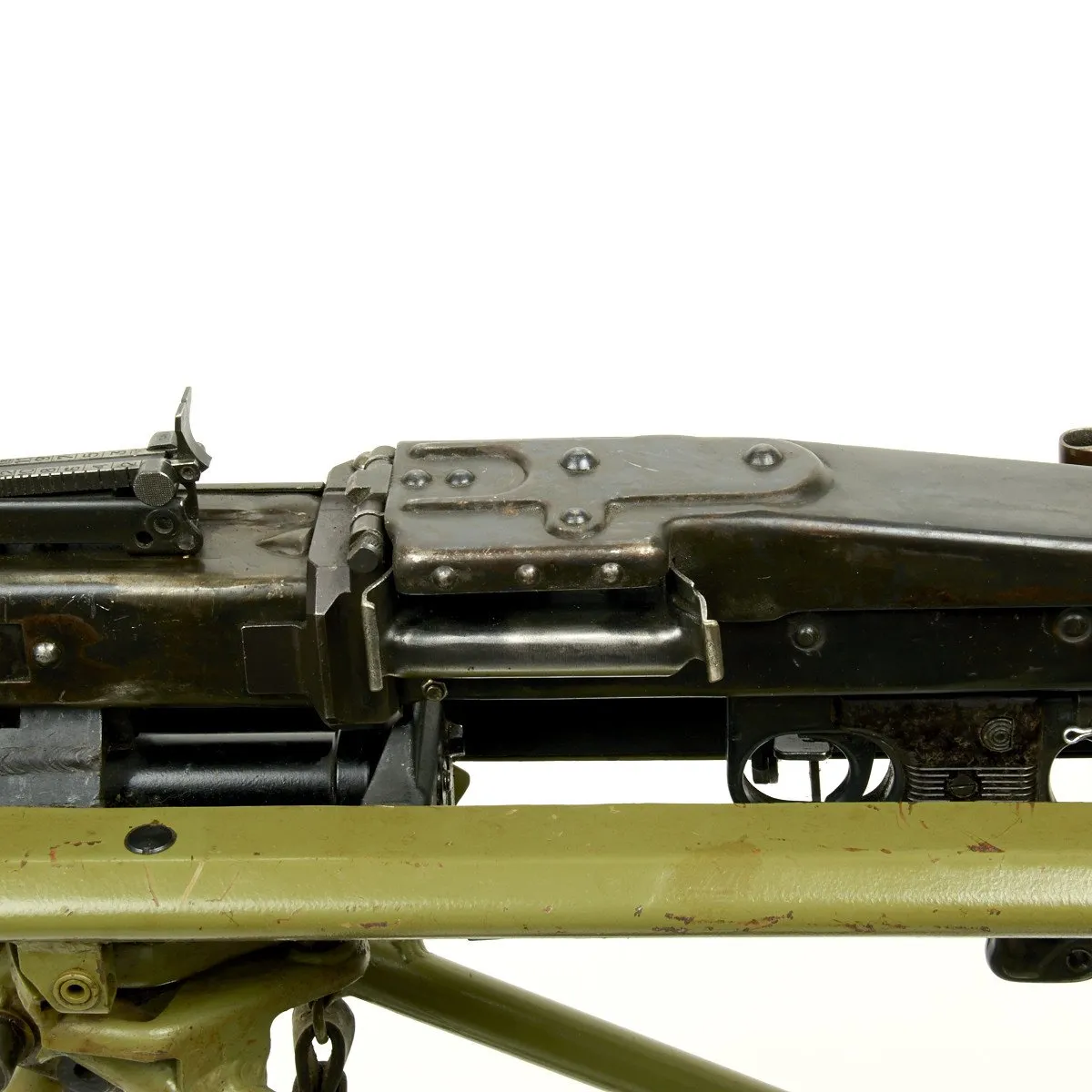 Original German WWII MG 42 Display Machine Gun with Lafette Mount- Marked dfb Dated 1943