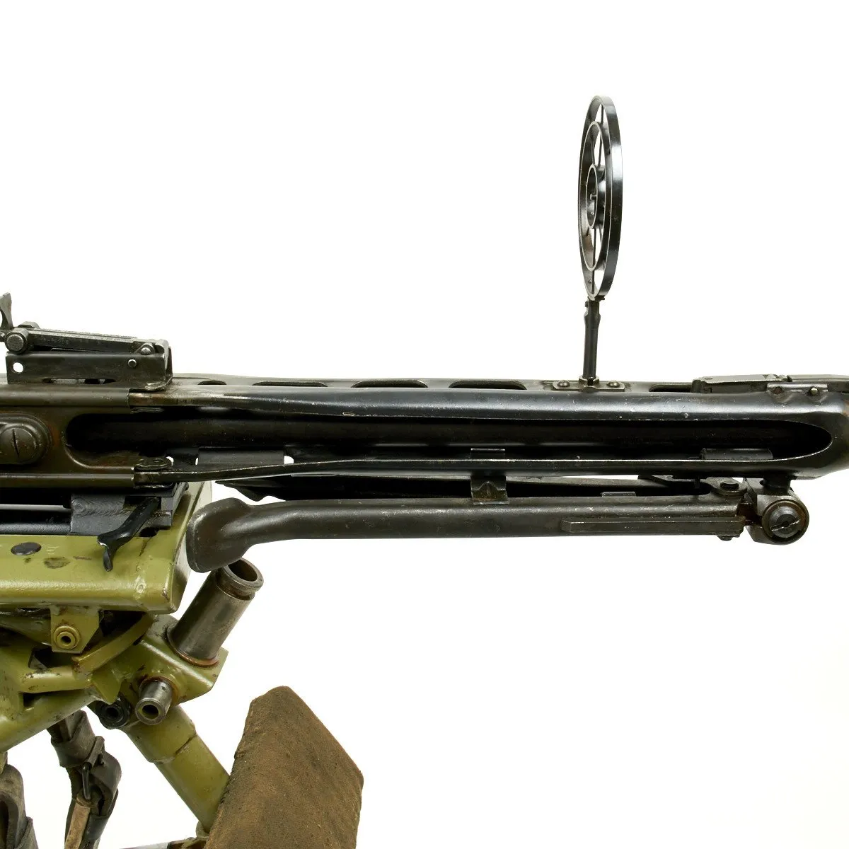 Original German WWII MG 42 Display Machine Gun with Lafette Mount- Marked dfb Dated 1943