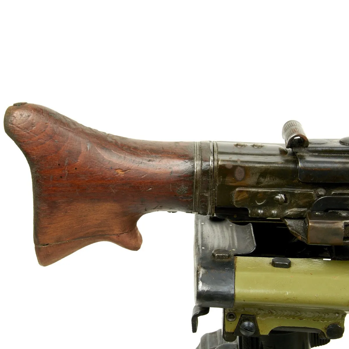 Original German WWII MG 42 Display Machine Gun with Lafette Mount- Marked dfb Dated 1943