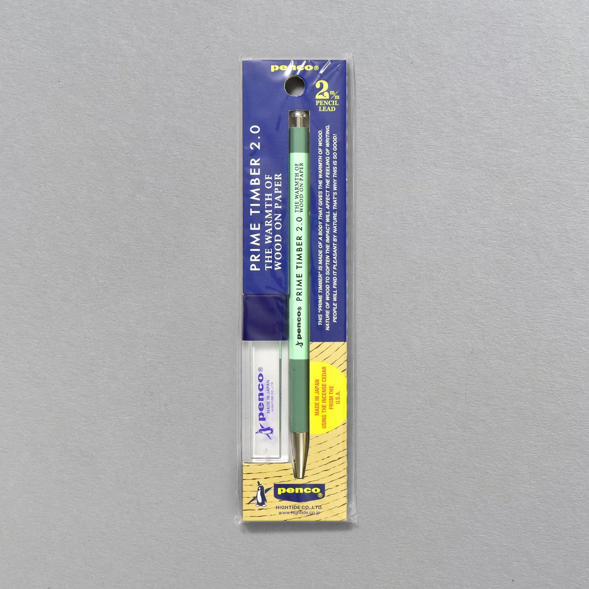 Penco Prime Timber 2.0 Mechanical Pencil   Sharpener