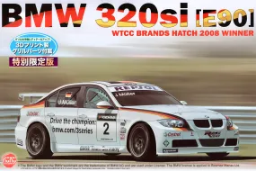 Platz BMW 320si E90 2008 WTCC Brands Hatch Winner with 3D Printed Grille Parts 1/24 Model Kit