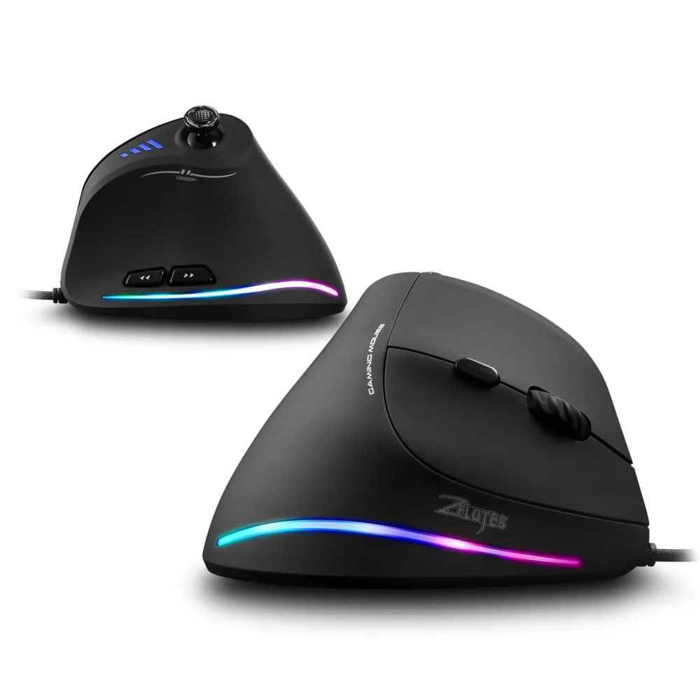 Programming Wired Vertical Mouse Optical with Joystick, Ergonomic Design