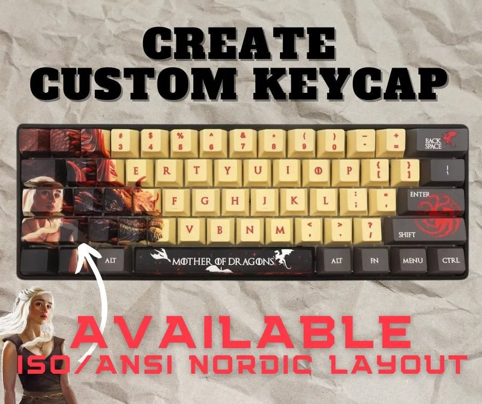 QK65 Keyboard Custom Keycaps ( ANSI | 67 Keys )