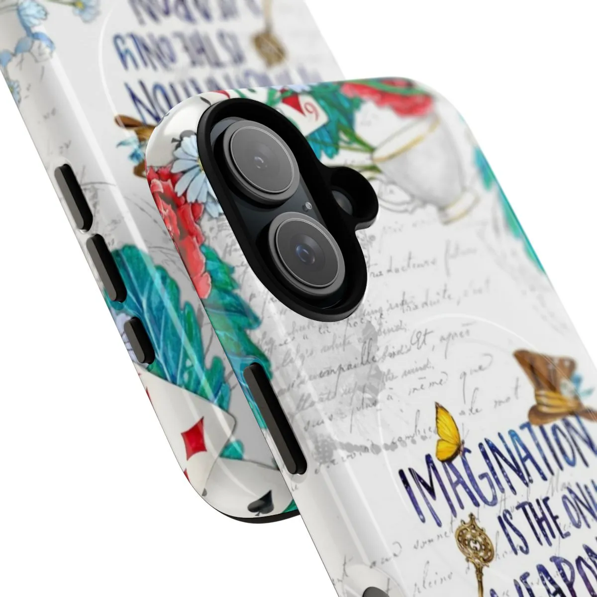 "Enchanting Alice in Wonderland Inspired Magnetic Tough Phone Case"