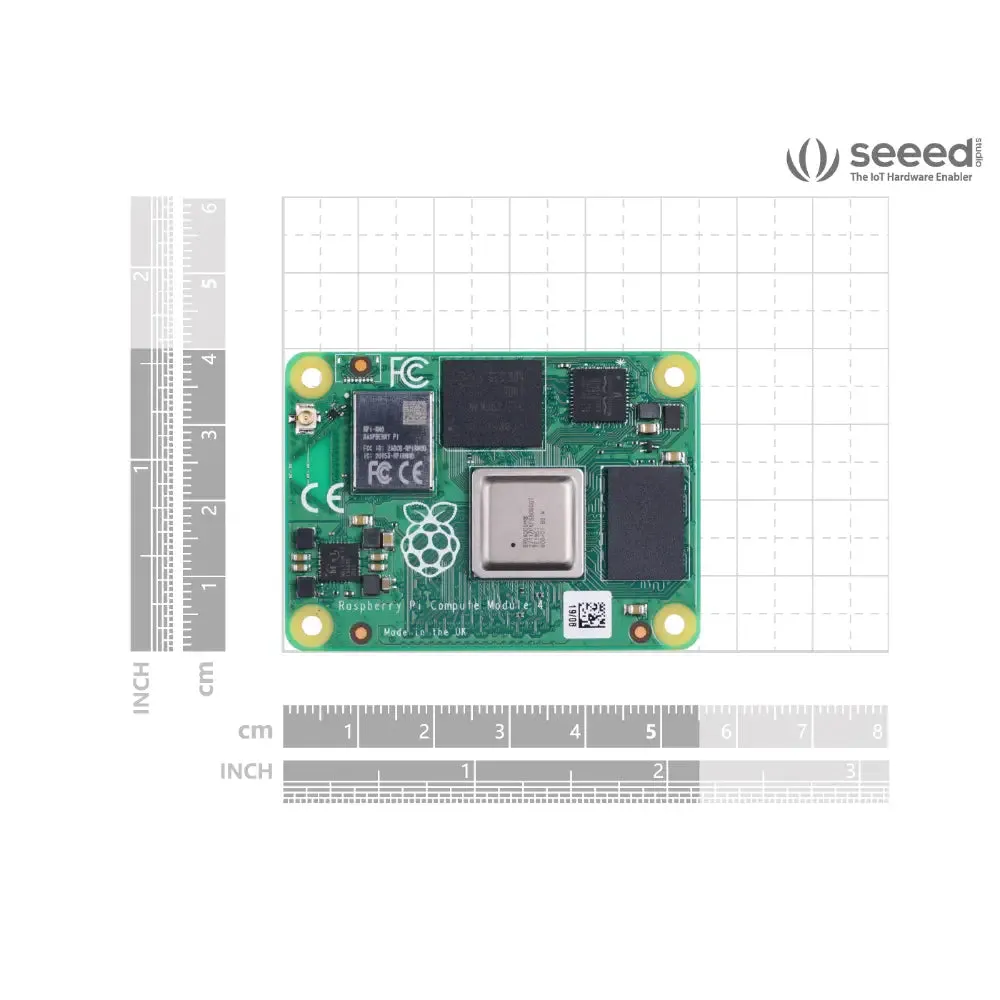 Raspberry Pi Compute Module 4 - 4GB RAM, 32GB eMMC, WiFi, Bluetooth (CM4104032)