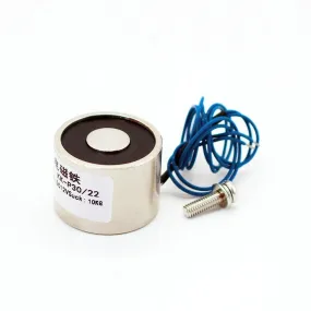 RDR STORE_2018 DC 12V Electromagnet Lifting Solenoid Sucker Holding Electric Magnet (D30 H 22 mm)