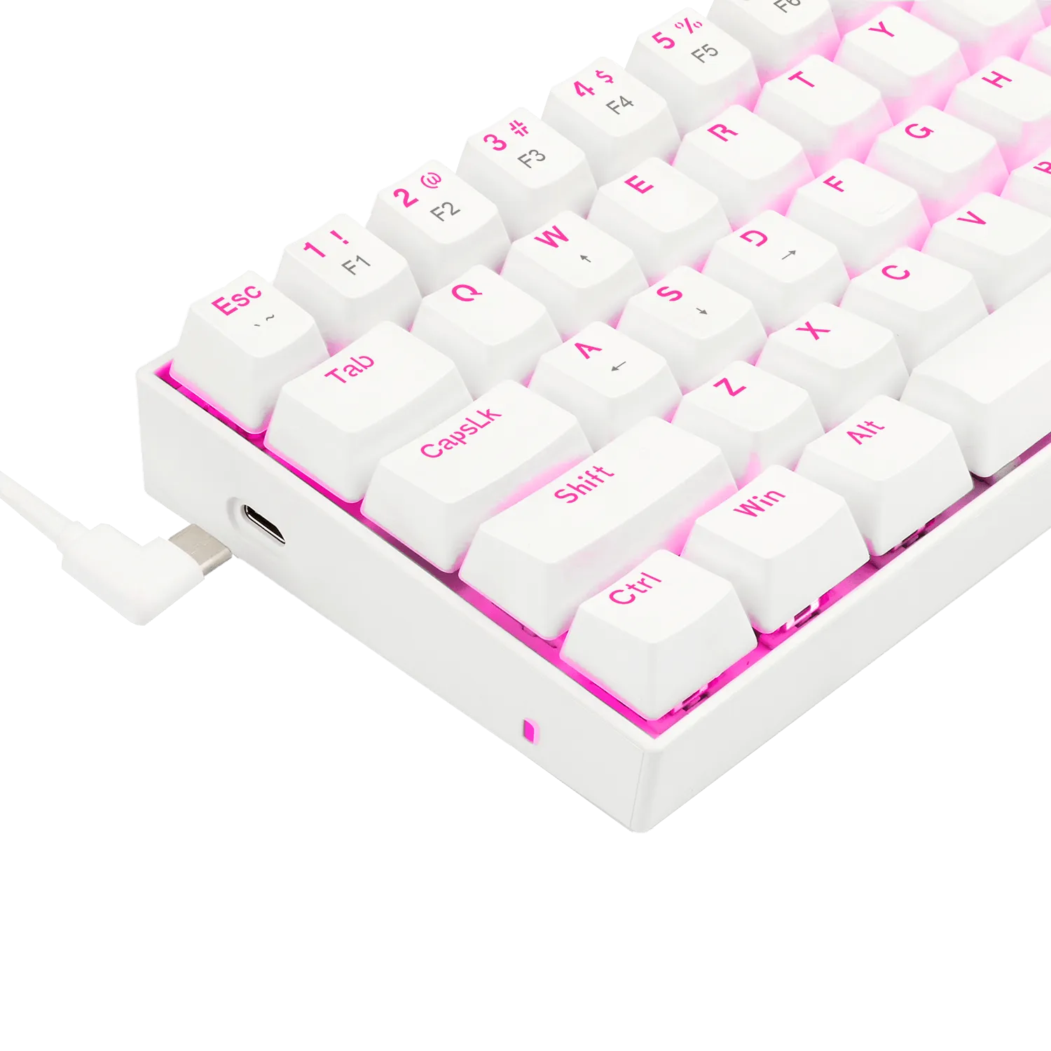 Redragon K630 White 60% Keyboard