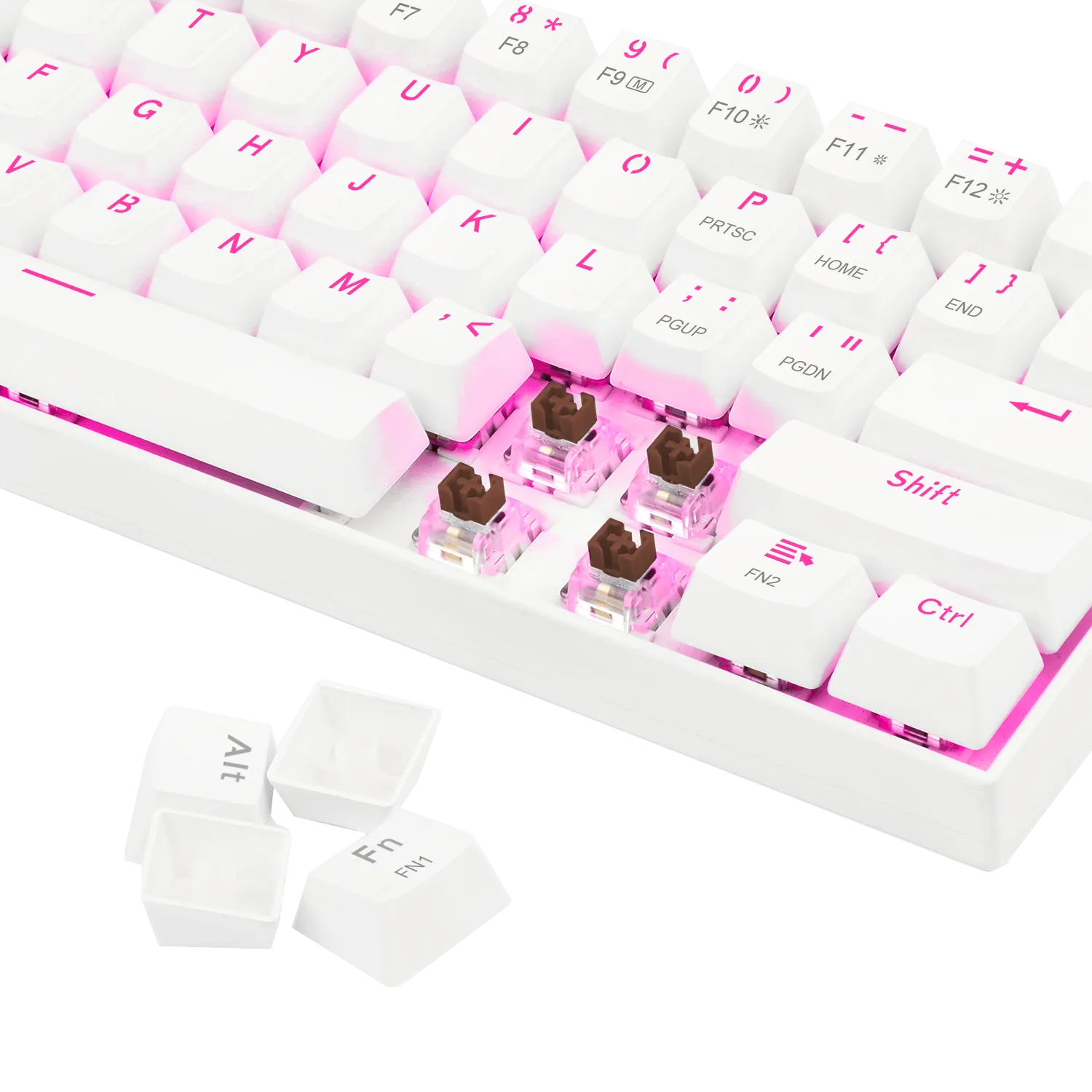 Redragon K630 White 60% Keyboard