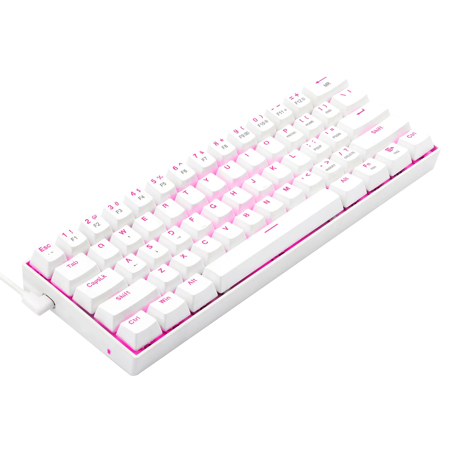 Redragon K630 White 60% Keyboard