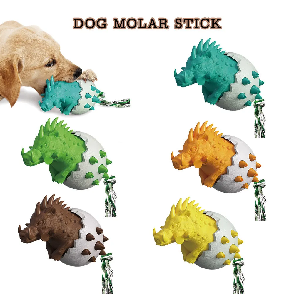 Rubber Interactive Dog Teeth Cleaning Toy